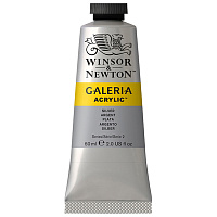 Краска акриловая художественная Winsor&Newton "Galeria", 60мл, туба, серебрянный металлик фото Краска акриловая художественная Winsor&Newton "Galeria", 60мл, туба, серебрянный металлик