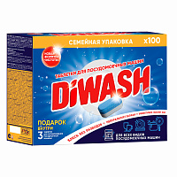 Таблетки для ПММ DiWash, 100 шт/уп
