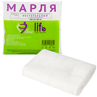 Марля медицинская отбеленная NEW LIFE отрез 0,9х3 м, плотность 36 (±2) г/м2, 94262 фото Марля медицинская отбеленная NEW LIFE отрез 0,9х3 м, плотность 36 (±2) г/м2, 94262
