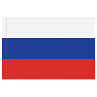 Флаг РФ 90*135см, пакет с европодвесом фото Флаг РФ 90*135см, пакет с европодвесом