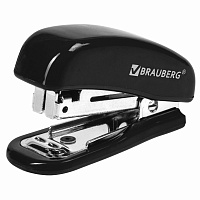 Степлер №10 МИНИ BRAUBERG "Classic", до 12 листов, с антистеплером, черный, 222544 фото Степлер №10 МИНИ BRAUBERG "Classic", до 12 листов, с антистеплером, черный, 222544