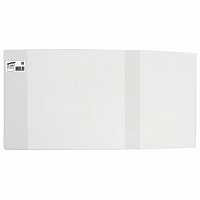 Обложка ПВХ со штрихкодом для дневников и учебников младших классов МАЛОГО ФОРМАТА, ПЛОТНАЯ, 120мкм, 225х455мм, прозрачная, ЮНЛАНДИЯ, 229321