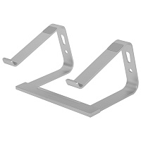 Подставка для ноутбука алюминиевая, нескользящая, 295х255 мм, BRAUBERG SOLID, 513618 фото Подставка для ноутбука алюминиевая, нескользящая, 295х255 мм, BRAUBERG SOLID, 513618