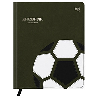Дневник 1-11 кл. 48л. (твердый) BG "Sport. Football", иск. кожа, комбинирование материалов, тиснение фольгой, ляссе фото Дневник 1-11 кл. 48л. (твердый) BG "Sport. Football", иск. кожа, комбинирование материалов, тиснение фольгой, ляссе