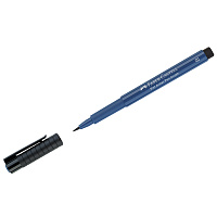 Ручка капиллярная Faber-Castell "Pitt Artist Pen Brush" цвет 247 индантрен синий, пишущий узел "кисть фото Ручка капиллярная Faber-Castell "Pitt Artist Pen Brush" цвет 247 индантрен синий, пишущий узел "кисть