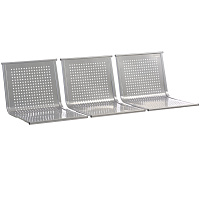 Сиденья для кресла "Стайл", комплект 3 шт., цвет серебристый фото Сиденья для кресла "Стайл", комплект 3 шт., цвет серебристый