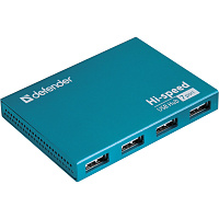 Разветвитель USB Defender Septima Slim фото Разветвитель USB Defender Septima Slim