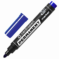 Маркер перманентный CENTROPEN 8566, СИНИЙ, круглый наконечник, 2,5 мм, 5 8566 0106 фото Маркер перманентный CENTROPEN 8566, СИНИЙ, круглый наконечник, 2,5 мм, 5 8566 0106