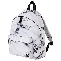 Рюкзак BRAUBERG СИТИ-ФОРМАТ универсальный, "White marble", бело-черный, 41х32х14 см, 229886 фото Рюкзак BRAUBERG СИТИ-ФОРМАТ универсальный, "White marble", бело-черный, 41х32х14 см, 229886