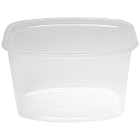 Контейнеры одноразовые OfficeClean 750мл, набор 100шт., без крышек, 138*102*91мм, ПП, прозрачные фото Контейнеры одноразовые OfficeClean 750мл, набор 100шт., без крышек, 138*102*91мм, ПП, прозрачные