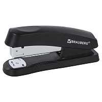 Степлер №24/6, 26/6 BRAUBERG "Standard+", до 30 листов, черный, 228608 фото Степлер №24/6, 26/6 BRAUBERG "Standard+", до 30 листов, черный, 228608