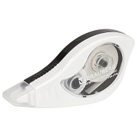 Корректирующая лента BRAUBERG BLACK&WHITE, 5 мм х 8 м, корпус белый, механизм перемотки, блистер, 226813 фото Корректирующая лента BRAUBERG BLACK&WHITE, 5 мм х 8 м, корпус белый, механизм перемотки, блистер, 226813