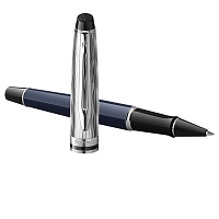 Ручка-роллер Waterman "Expert SE Deluxe Blue CT" черная, 0,8мм, подарочная упаковка фото Ручка-роллер Waterman "Expert SE Deluxe Blue CT" черная, 0,8мм, подарочная упаковка