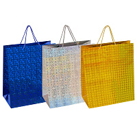 Пакет подарочный 41x19x49 см (XXL), НАБОР 3 шт., 3 дизайна, голография, ЗОЛОТАЯ СКАЗКА, 609738 фото Пакет подарочный 41x19x49 см (XXL), НАБОР 3 шт., 3 дизайна, голография, ЗОЛОТАЯ СКАЗКА, 609738