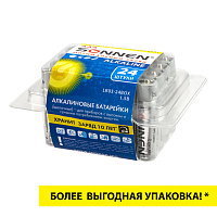 Батарейки КОМПЛЕКТ 24 шт, SONNEN Alkaline, ААА (LR03, 24А), алкалиновые, мизинчиковые, короб, 455096 фото Батарейки КОМПЛЕКТ 24 шт, SONNEN Alkaline, ААА (LR03, 24А), алкалиновые, мизинчиковые, короб, 455096