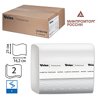 Салфетки VEIRO Professional (Система N4), Comfort, КОМПЛЕКТ 15 шт. х 220 шт., 2-слойные, белые, 21х16,2, V, NV211 фото Салфетки VEIRO Professional (Система N4), Comfort, КОМПЛЕКТ 15 шт. х 220 шт., 2-слойные, белые, 21х16,2, V, NV211