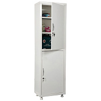 Шкаф медицинский 1-створчатый HILFE "МД 1 1650/SS" 1755х500х320 мм, белый, S26199201009 фото Шкаф медицинский 1-створчатый HILFE "МД 1 1650/SS" 1755х500х320 мм, белый, S26199201009