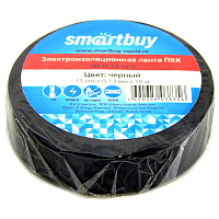 Изолента Smartbuy, 15мм*10м, 130мкм, черная, инд. упаковка фото Изолента Smartbuy, 15мм*10м, 130мкм, черная, инд. упаковка