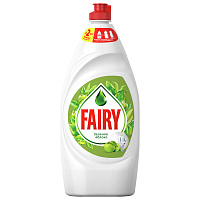 Средство для мытья посуды Fairy Зелёное яблоко гель 0.9 л фото Средство для мытья посуды Fairy Зелёное яблоко гель 0.9 л
