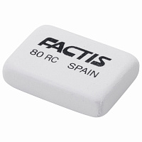 Ластик FACTIS 80 RC (Испания), 28х20х7 мм, белый, прямоугольный, CNF80RC фото Ластик FACTIS 80 RC (Испания), 28х20х7 мм, белый, прямоугольный, CNF80RC