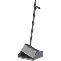 Совок для мусора со щеткой-сметкой OfficeClean Professional, длина рукоятки совка 64см, щетки-сметки 69см (помещение/улица) фото Совок для мусора со щеткой-сметкой OfficeClean Professional, длина рукоятки совка 64см, щетки-сметки 69см (помещение/улица)