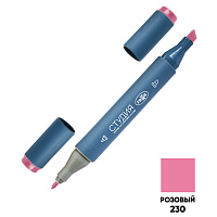 Маркер двусторонний для скетчинга Гамма "Студия", розовый, корпус трехгранный, пулевид./клиновид. наконечники фото Маркер двусторонний для скетчинга Гамма "Студия", розовый, корпус трехгранный, пулевид./клиновид. наконечники