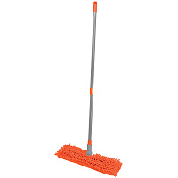 Швабра двусторонняя OfficeClean Professional, телескоп. ручка 70-120см, насадка МОП микрофибра 40 см фото Швабра двусторонняя OfficeClean Professional, телескоп. ручка 70-120см, насадка МОП микрофибра 40 см