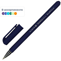 Ручка шариковая неавтоматическая Bruno Visconti SlimWrite Original синяя (толщина линии 0.5 мм, артикул производителя 20-0006) фото Ручка шариковая неавтоматическая Bruno Visconti SlimWrite Original синяя (толщина линии 0.5 мм, артикул производителя 20-0006)