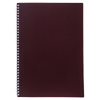 Тетрадь обложка пластик, А4, 80 л., гребень, клетка, HATBER, "VELVET" Бордо, 081564, 80Т4В1гр_01606 фото Тетрадь обложка пластик, А4, 80 л., гребень, клетка, HATBER, "VELVET" Бордо, 081564, 80Т4В1гр_01606