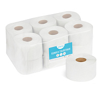 Бумага туалетная Vega Professional, 1-сл., 130м/рул., цвет натуральный