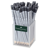 Карандаш ч/г Faber-Castell "Grip 2001" HB, с ластиком, трехгранный, заточен., стакан фото Карандаш ч/г Faber-Castell "Grip 2001" HB, с ластиком, трехгранный, заточен., стакан
