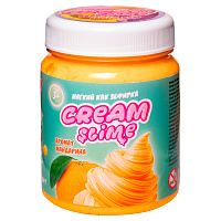 Слайм Cream-Slime с ароматом мандарина, 250г фото Слайм Cream-Slime с ароматом мандарина, 250г