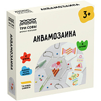 Аквамозаика ТРИ СОВЫ "Чаепитие", набор инструментов, трафареты, картонная коробка 12*12см фото Аквамозаика ТРИ СОВЫ "Чаепитие", набор инструментов, трафареты, картонная коробка 12*12см