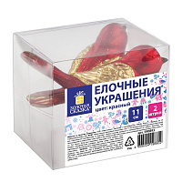 Украшение ёлочное "Птички" 2 шт., 11 см, пластик, цвет: красный/золотистый, ЗОЛОТАЯ СКАЗКА, 590893 фото Украшение ёлочное "Птички" 2 шт., 11 см, пластик, цвет: красный/золотистый, ЗОЛОТАЯ СКАЗКА, 590893
