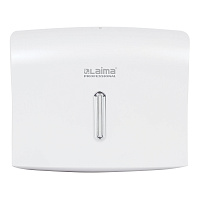 Диспенсер для полотенец LAIMA PROFESSIONAL BASIC (Система H2), Z-сложения, белый, ABS, 605049 фото Диспенсер для полотенец LAIMA PROFESSIONAL BASIC (Система H2), Z-сложения, белый, ABS, 605049