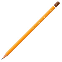 Карандаш чернографитный 2H Koh-I-Noor 1500 заточенный шестигранный фото Карандаш чернографитный 2H Koh-I-Noor 1500 заточенный шестигранный