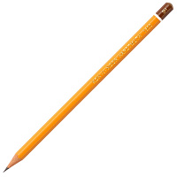 Карандаш чернографитный 3H Koh-I-Noor 1500 заточенный шестигранный фото Карандаш чернографитный 3H Koh-I-Noor 1500 заточенный шестигранный