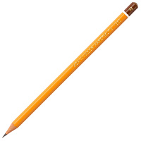 Карандаш чернографитный 5B Koh-I-Noor 1500 заточенный шестигранный фото Карандаш чернографитный 5B Koh-I-Noor 1500 заточенный шестигранный
