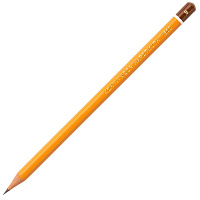 Карандаш чернографитный B Koh-I-Noor 1500 заточенный шестигранный фото Карандаш чернографитный B Koh-I-Noor 1500 заточенный шестигранный