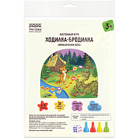 Игра настольная ТРИ СОВЫ "Ходилка-бродилка. Приключения кота", пакет с европодвесом фото Игра настольная ТРИ СОВЫ "Ходилка-бродилка. Приключения кота", пакет с европодвесом