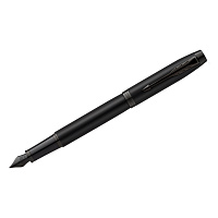 Ручка перьевая Parker IM Achromatic Matt Black цвет чернил синий, цвет корпуса черный (артикул производителя 2127741) фото Ручка перьевая Parker IM Achromatic Matt Black цвет чернил синий, цвет корпуса черный (артикул производителя 2127741)