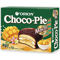Печенье ORION "Choco Pie Mango" манго 360 г (12 штук х 30 г), О0000013010 фото Печенье ORION "Choco Pie Mango" манго 360 г (12 штук х 30 г), О0000013010