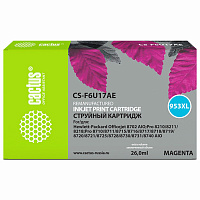 Картридж струйный CACTUS (CS-F6U17AE) для HP OfficeJet Pro 7740/8210/8218/8710, пурпурный фото Картридж струйный CACTUS (CS-F6U17AE) для HP OfficeJet Pro 7740/8210/8218/8710, пурпурный