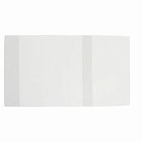 Обложка ПВХ для учебников и тетрадей А4, контурных карт, атласов БОЛЬШОГО ФОРМАТА, ПЛОТНАЯ, 100 мкм, 295х560 мм, прозрачная, ПИФАГОР, 229336