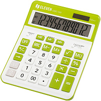 Калькулятор настольный Eleven CDC-120-WH/GN, 12 разрядов, двойное питание, 155*206*38мм, белый/салатовый фото Калькулятор настольный Eleven CDC-120-WH/GN, 12 разрядов, двойное питание, 155*206*38мм, белый/салатовый