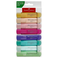 Набор текстовыделителей Faber-Castell "46 Pastel" 08 пастельных цв., 1-5мм фото Набор текстовыделителей Faber-Castell "46 Pastel" 08 пастельных цв., 1-5мм