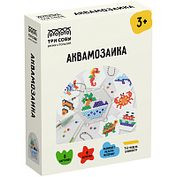 Аквамозаика ТРИ СОВЫ "Морские истории", набор инструментов и аксессуаров, трафареты, картонная коробка 11*14см фото Аквамозаика ТРИ СОВЫ "Морские истории", набор инструментов и аксессуаров, трафареты, картонная коробка 11*14см