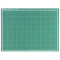 Коврик (мат) для резки BRAUBERG, 3-слойный, А2 (600х450 мм), двусторонний, толщина 3 мм, зеленый, 236903 фото Коврик (мат) для резки BRAUBERG, 3-слойный, А2 (600х450 мм), двусторонний, толщина 3 мм, зеленый, 236903