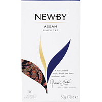 Чай черный Newby Assam 25 пакетиков фото Чай черный Newby Assam 25 пакетиков