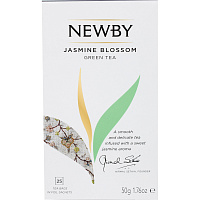 Чай зеленый Newby Jasmine Blossom 25 пакетиков фото Чай зеленый Newby Jasmine Blossom 25 пакетиков